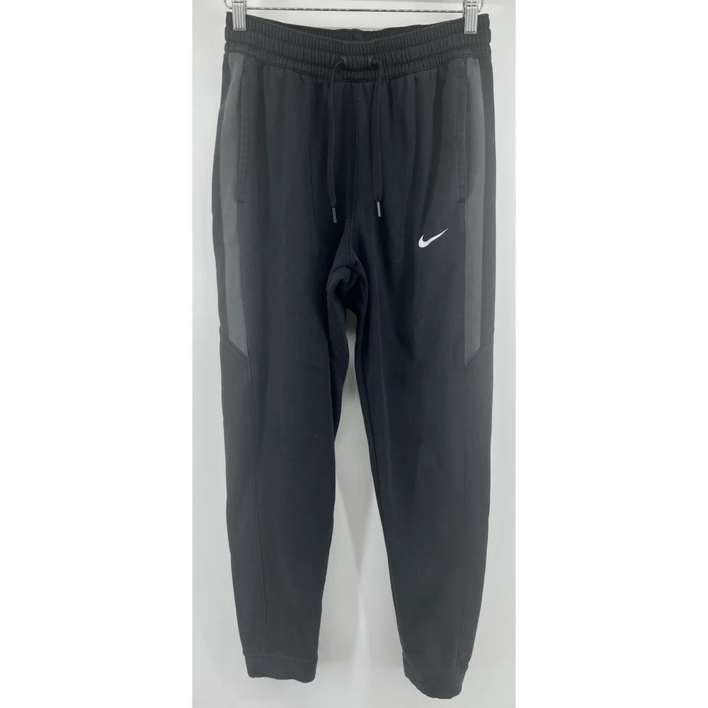 Nike Therma Fit Showtime Pants Joggers Black Gray FD1133 Medium 29/30 Stretch